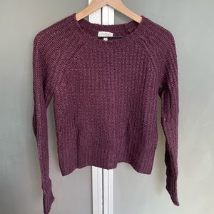 Urban Outfitters plum fall sweater